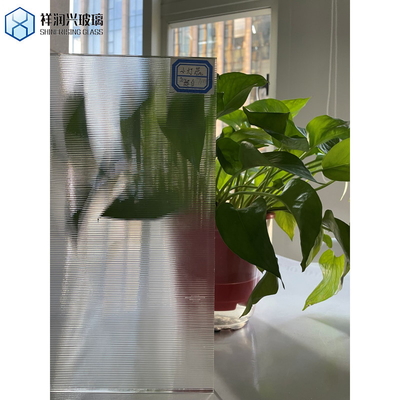 3mm-8mm Clear Base Glass Flutelite-S διακοσμητικό ανάγλυφο γυαλί για τύπους παραθύρων
