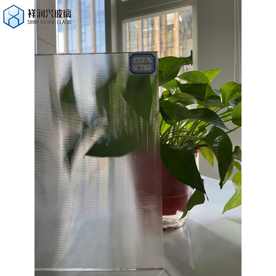 3mm-8mm Clear Base Glass Flutelite-S διακοσμητικό ανάγλυφο γυαλί για τύπους παραθύρων