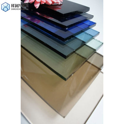 Προσαρμοσμένο 5mm καφέ χρωματισμένο γυαλί Κάντε διακοσμητικά χρωματισμένα γυαλιά σας φύλλα να ξεχωρίζουν