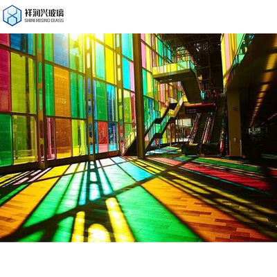 Τεχνική οικοδόμησης Ευρωχάλκινο χρωματισμένο γυαλί 4mm με πιστοποιητικό ISO CE