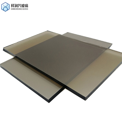 Προσαρμοσμένο 3mm-12mm Euro Bronze Tinted Float Glass με πιστοποιητικό ISO CE Extra Clear