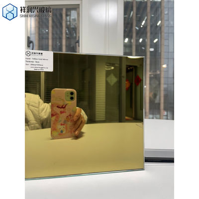 Αλουμινίου Ασημένιο καθρέφτη χρώμα χρωματισμένο χρωματισμένο καθρέφτη γυαλί για σύγχρονο τοίχο διαχωρισμού