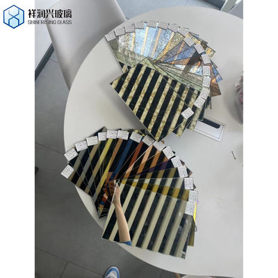 Διπλό επίστρωμα χρωματισμένο καθρέφτη 2mm 3mm 4mm 5mm 6mm χρωματισμένο διαυγές αλουμινίου καθρέφτη γυαλί φύλλο