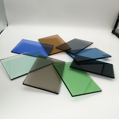 Λευκό 1,5mm 2,7mm 3mm 4mm 5mm 6mm Ανεμισμένο Euro Bronze Διαφανές Ανεμισμένο Γυαλί Μπλε Per M2