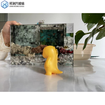 Εξωτερικό 4mm-6mm Παγωμένο μπάνιο Αρχαίος μεγάλος καθρέφτης διακοσμητικό γυαλί με 5 πώληση