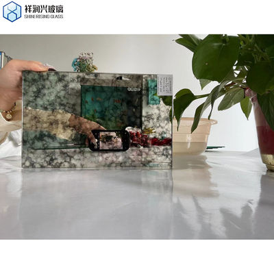 Σύγχρονος Χρυσός Χάλκινος Αρχαίος Καθρέφτης για εσωτερική διακόσμηση