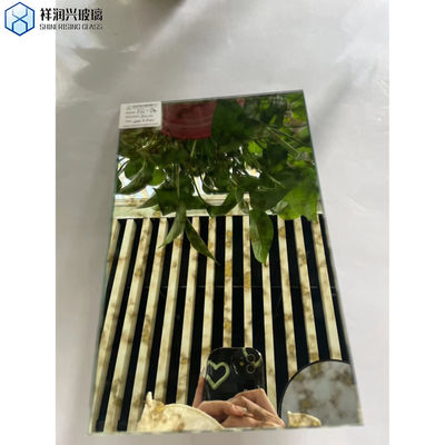 Ασημένιο φινίρισμα Μεγάλο τείχος θραυσμένο γυαλί καθρέφτη με 5 χρόνια υπηρεσία μετά την πώληση