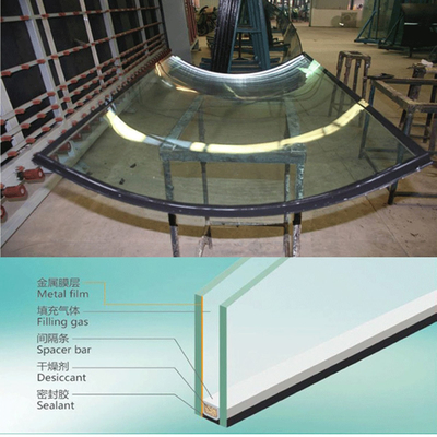 Qingdao Solid Structure Glass Acoustic Insulating Glass Unit 5 9A 5mm Διπλό τζάμι