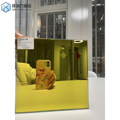 Αντανακλαστικοί θραυστηρισμένοι γυάλινοι καθρέφτες σε ασημένιο αλουμίνιο χάλκινο γκρι χρυσό για έπιπλα