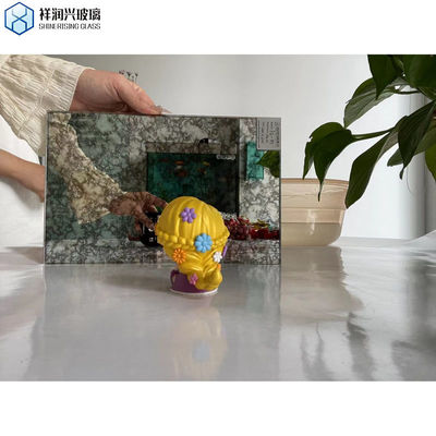 Πιστοποιητικό CE Μεγάλος ακανόνιστος ακανόνιστος γυάλινος καθρέφτης για νοσταλγική αρχαία διακόσμηση