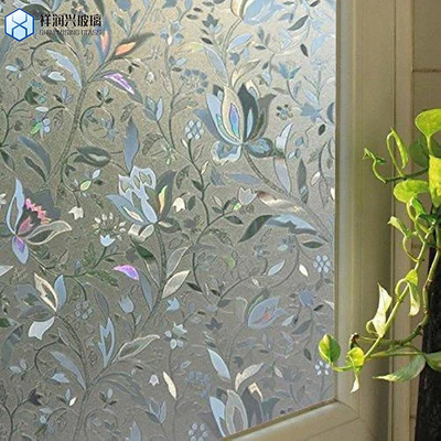 Δωμάτιο ντους από υαλοπίνακα με χάλκινο σχέδιο Καρατάτσι και μοτίβα