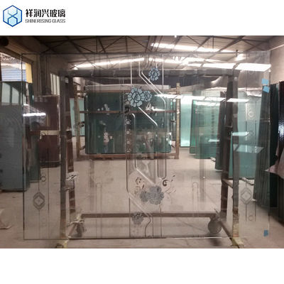 Κτίριο Κύκλος διαχωρισμού από γυάλινο τούβλο Κρυστάλλινα διαφανή τετραγωνικά στερεά πλακάκια οθόνης