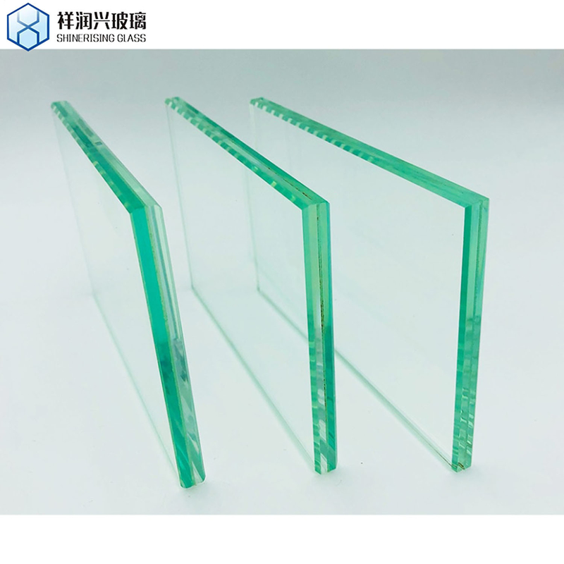 Εξωτερικά 12.8mm Custom Size Διαφανές κτίριο Κατασκευή σάντουιτς γυαλί στρωμένο γυαλί