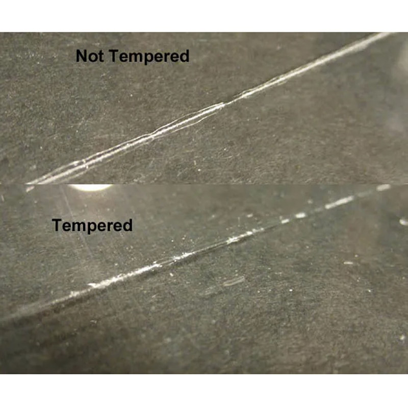 6mm 8mm 10mm 12mm Διαυγές Υπερόσβεστο Κουρφό γυαλί για έργα ανακαίνισης κτιρίων