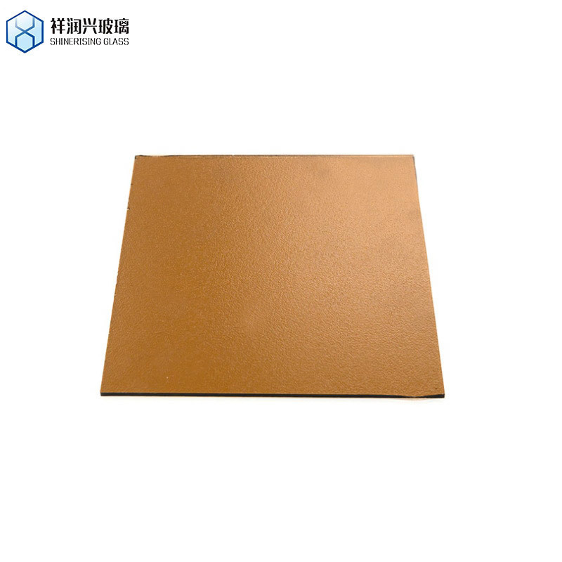 3mm 5mm 1830*2440 Τεχνολογία λάμψης Τύπος γυαλιού Διακοσμητικό γυαλί τοίχος Καφέ ανάγλυφο γυαλί