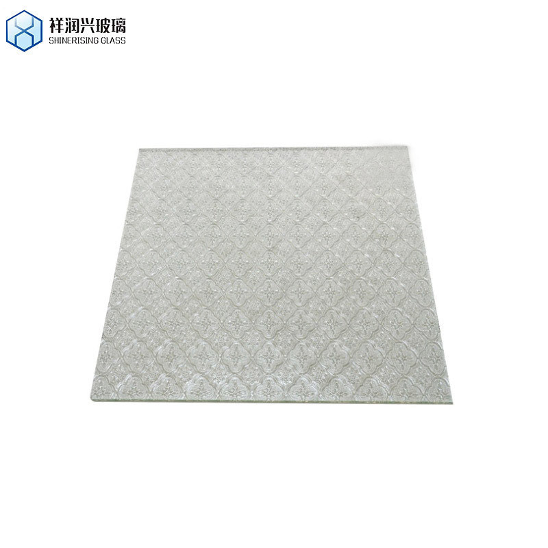 Διαυγές γυαλί με μοτίβα Flora 3mm 4mm 5mm για το παράθυρο του μπάνιου από την Chinhilla Glasschina