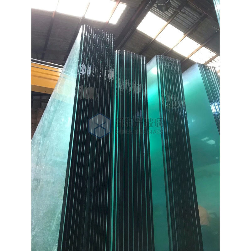 Γαλάζιο Ect. Τυποποιημένο μέγεθος καμπυλωτό στρωμένο γυαλί Γαλάζιο βαθμό χάλυβα Υπερ-επεξεργασμένο γυαλί