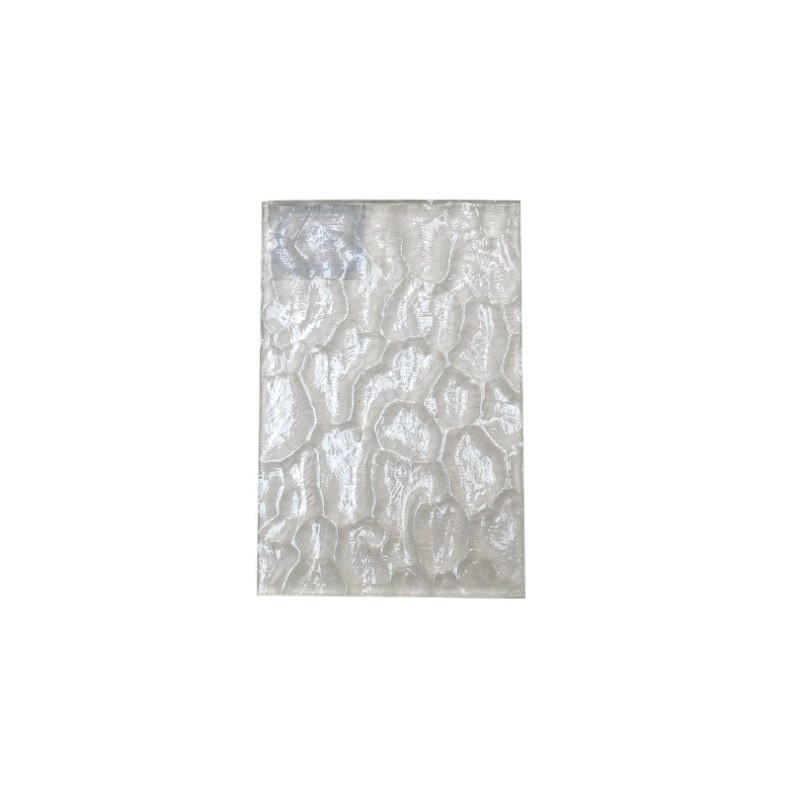 6mm κυλίνδρους γυαλί / διαμορφωμένο γυαλί με Wavelet κύμα Μορού μοτίβο για διακόσμηση Superior