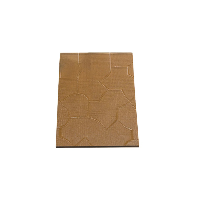 3mm-8mm Διαυγές Χάλκινο Καρατάτσι Nashiji Mistlite Φλωρά Fluted Pattern γυαλί Top επιλογή