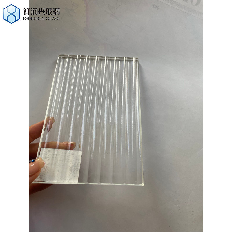 3mm-8mm Clear Flutelite-S διακοσμητικό ανάγλυφο γυαλί για Windows CP-TP Perfect