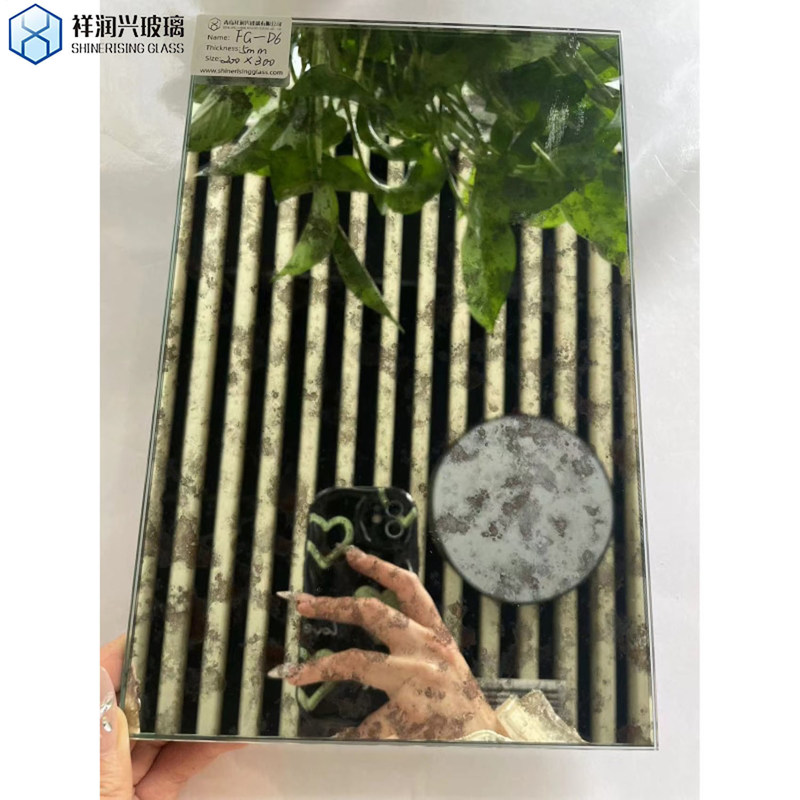 Κύριο προϊόν Λεματιωμένο/Απομονωμένο/Πατρωμένο Γυαλί 4mm 5mm Αρχαίος Καθρέφτης Καθρέφτης τοίχου